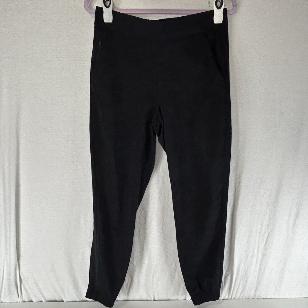 Athleta Brooklyn Black Camo‎ Jogger Pants Womens Size 8 Pull On Athletic